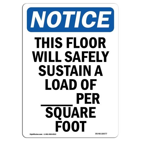 Safety Sign, OSHA Notice, 24